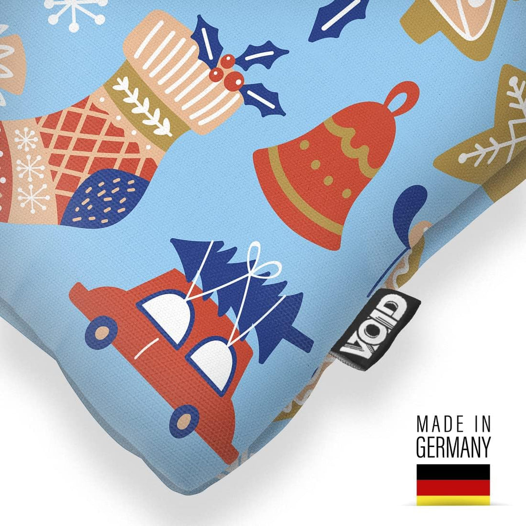 VOID Weihnachten Gebäck Winter Kissenbezug Kissenhülle Sofakissen Kissen Deko Weihnachten Winter Wei
