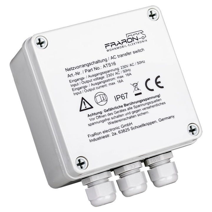 Netzumschaltung/Netzvorrangschaltung 16A 230V