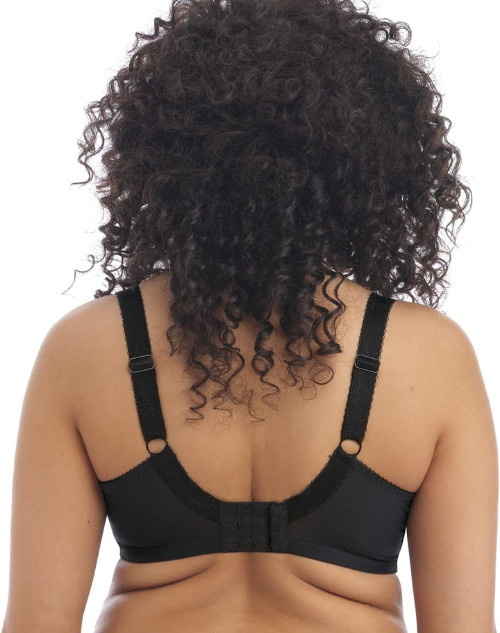 ELOMI Damen Cate Full Coverage Underwire Bra Vollschalen BH, Undurchsichtige 32JJ Schwarz, 32JJ Schw