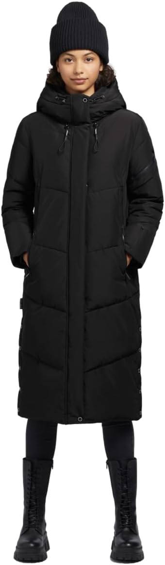 khujo Damen Steppmantel Sonje 5 XS Schwarz, XS Schwarz