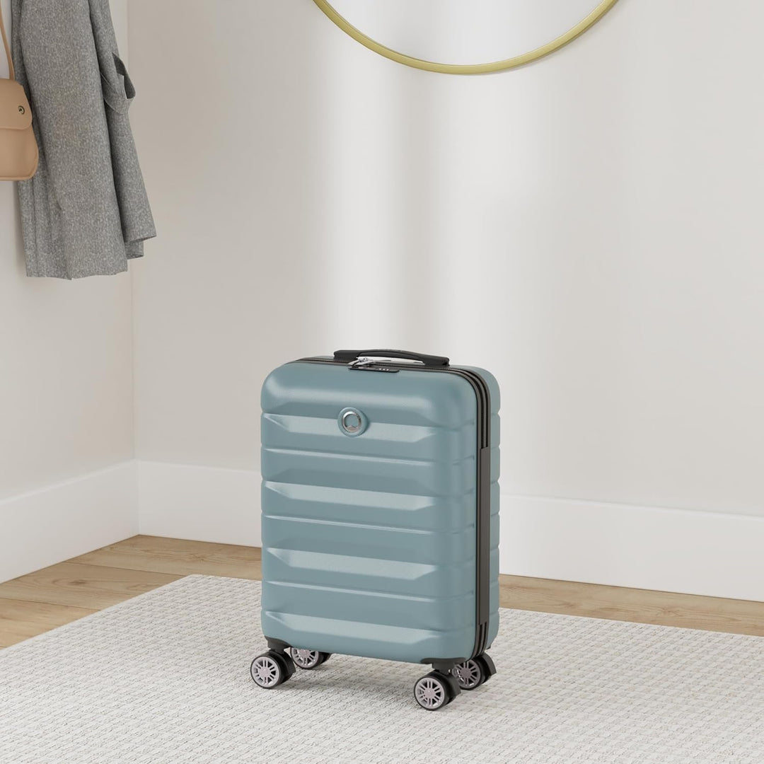 DELSEY PARIS Meteor Kabinenkoffer, schmal, 4 Doppelrollen, 55 cm, für Erwachsene, Unisex, Purpur-08