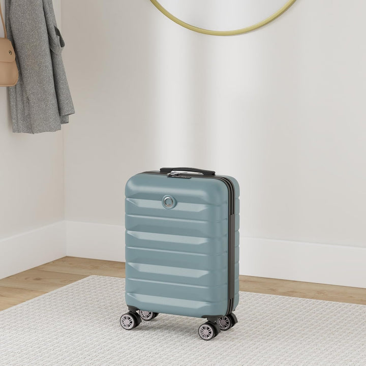DELSEY PARIS Meteor Kabinenkoffer, schmal, 4 Doppelrollen, 55 cm, für Erwachsene, Unisex, Purpur-08