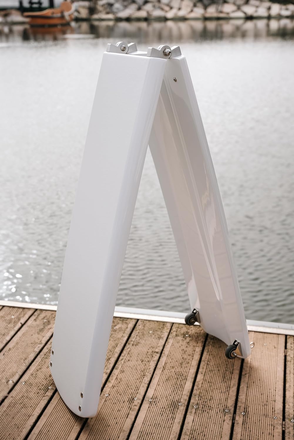 Poseidon Seamarkt Faltbare Carbon-Gangway | 200 cm | UV-geschützt | rutschfeste Unterseite | Tragkra