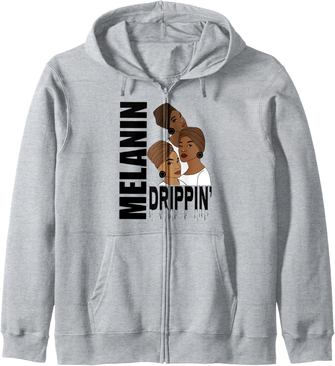 Oheneba: Melanin Drippin' Black Queen Magic Afro Pride Kapuzenjacke