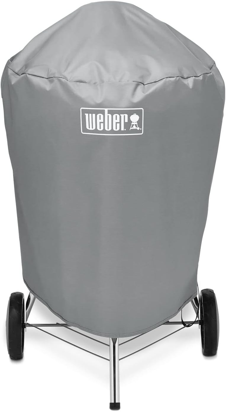 Weber Grillabdeckhaube für Ø 57cm Holzkohlegrills, atmungsaktiv UV- & wasserbeständig, Schutz for Wi