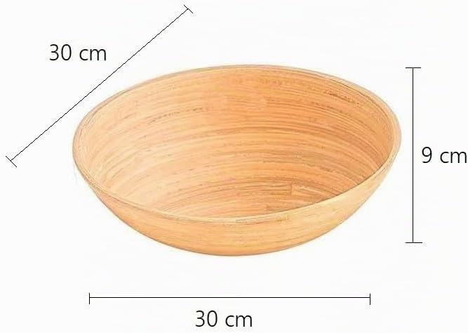 Kesper, Holz, Obst-und Salatschale, Braun, 30cm