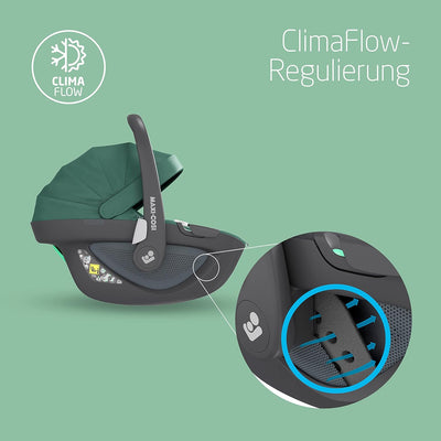 Maxi-Cosi Pebble 360 i-Size Babyschale Drehbar, Neugeborenen Autositz 360 Grad, 0–15 Monate (40–83 c