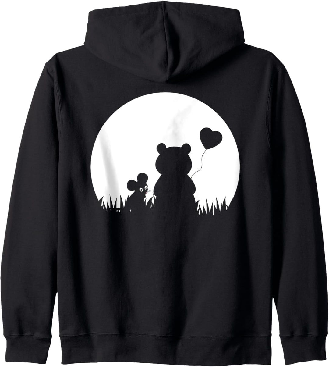 Valentinstagskostüm Maus Bär Herz Love My Valentines Kapuzenjacke