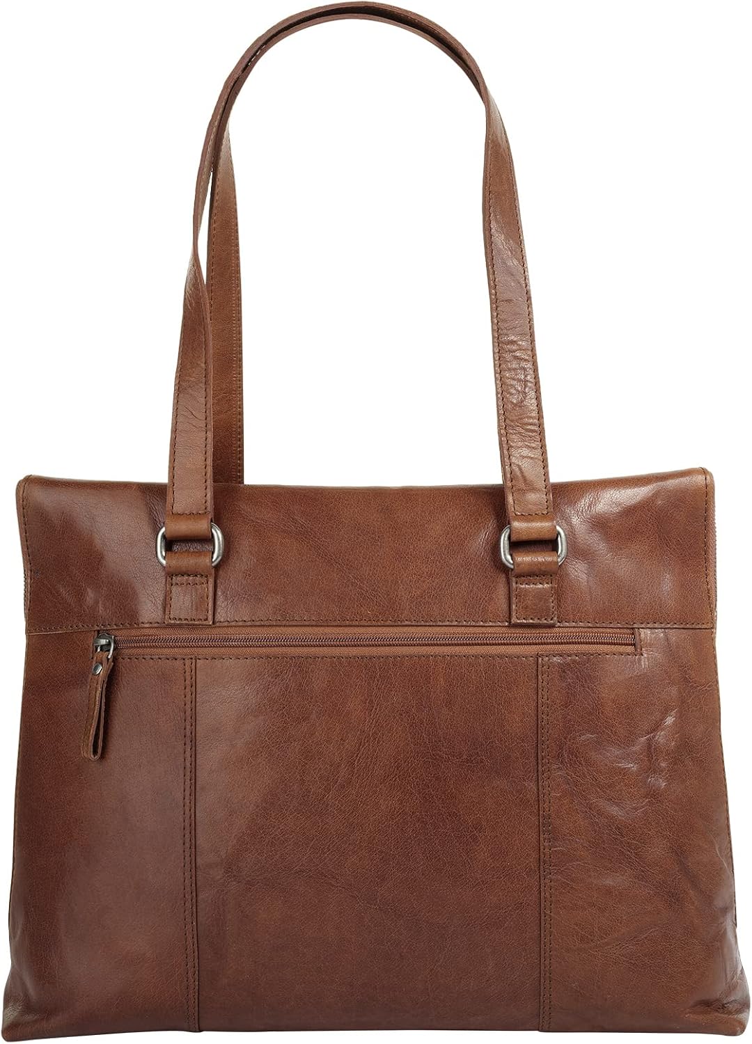 Spikes & Sparrow Shopper Echt Leder Damen - 021284 Brandy, Brandy