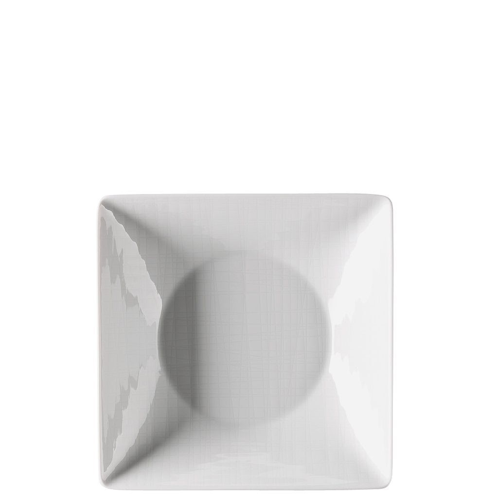 Rosenthal 11770-800001-16510 Mesh Teller, quadratisch, 20 cm tief, weiss