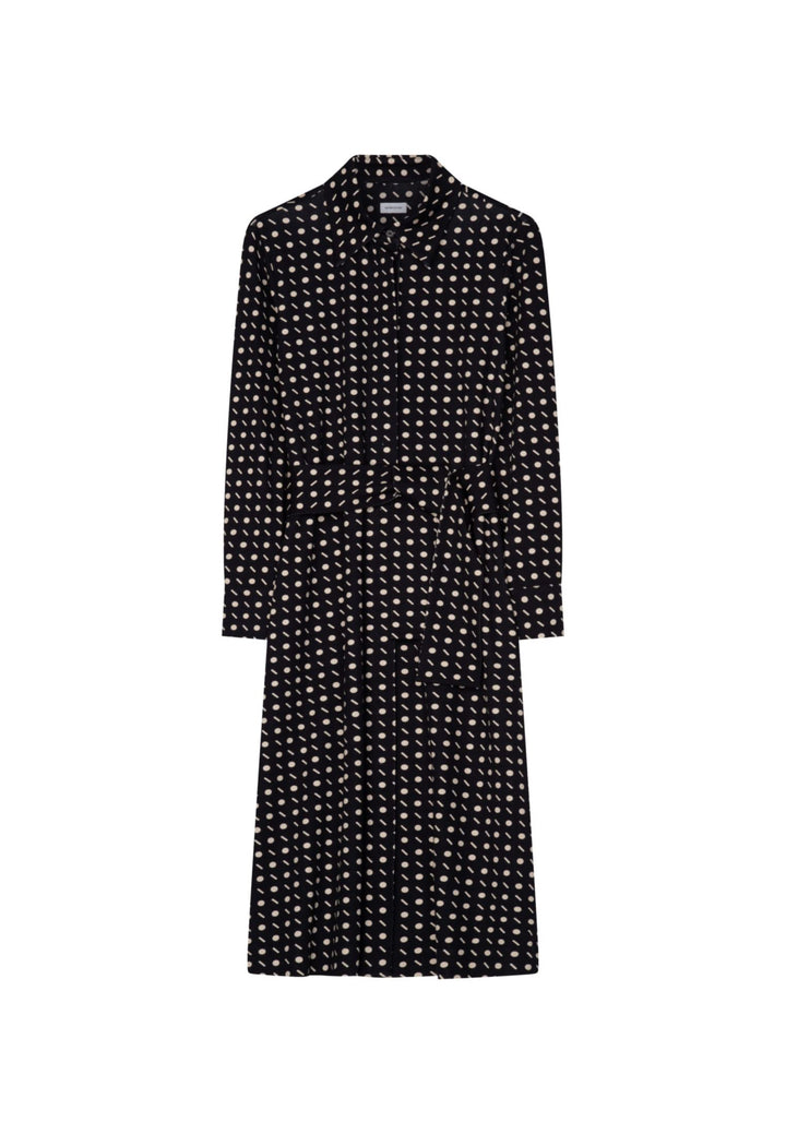Seidensticker Damen Blusen Kleid - Fashion - Regular Fit - tailliert - Bügelleicht – Langarm 34 Dunk