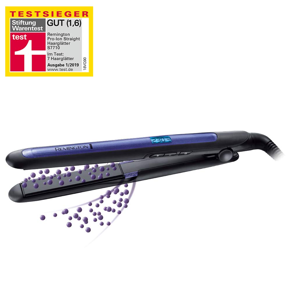 Remington Glätteisen [dreifache Ionen-Technologie: weniger Frizz & statische Aufladung] Pro-Ion (Ult