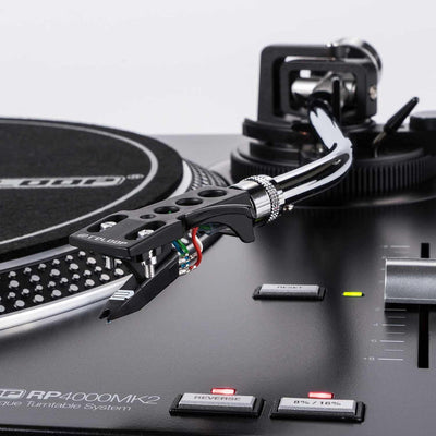 Reloop RP-4000 MK2 - DJ Plattenspieler mit starkem Torque Direktantrieb, Inkl. Plattenteller, OM Bla