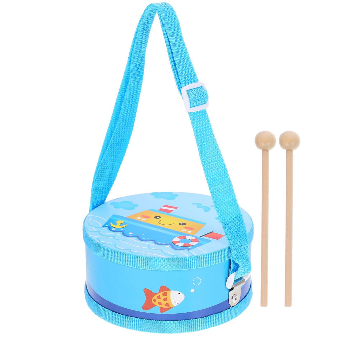 TOYANDONA Kinder Trommel Set Holz Trommel Spielzeug Mit Drumsticks Instrument Musical Spielzeug Lehr