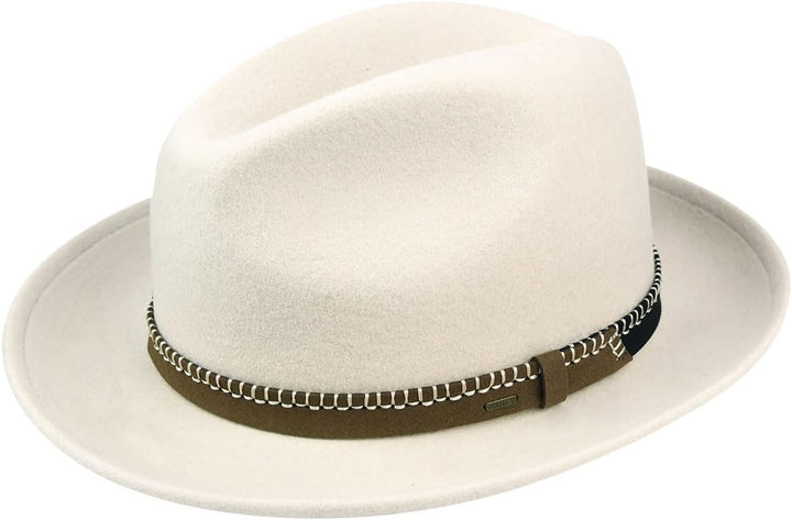 Bailey 1922 Acker Fedora Litefelt Hut Wollhut Wollfilzhut Regenhut Outdoorhut Damen/Herren - Made in