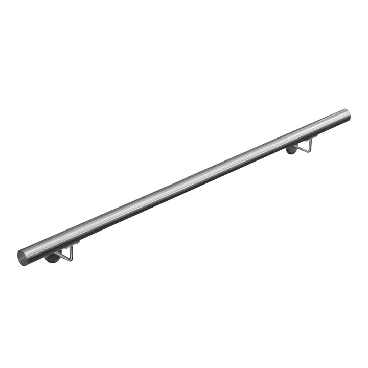 V2Aox Treppengeländer Edelstahl, Handlauf für Treppe, Balkongeländer Aufsatzmontage, Geländer 105 cm