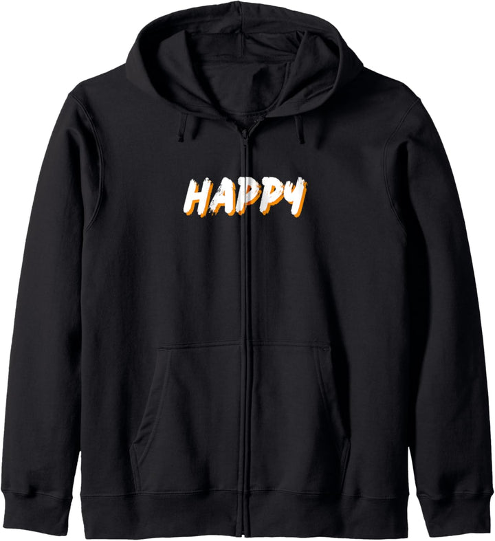 Happy 70s Vintage Orange Kapuzenjacke