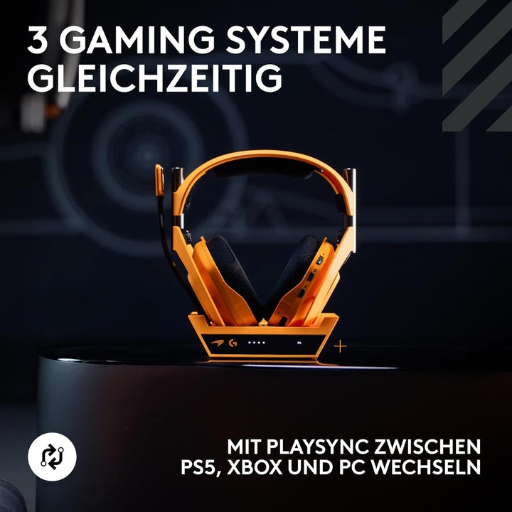 Logitech G Astro A50 X Lightspeed kabelloses Gaming-Headset + Basisstation, PRO-G Graphene, PLAYSYNC