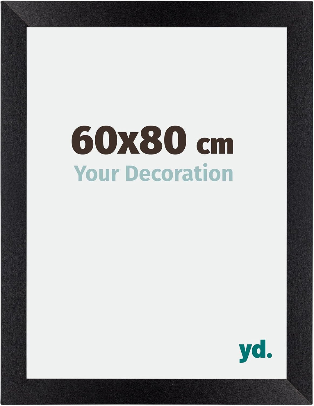 yd. Your Decoration - Bilderrahmen 60x80 cm - Bilderrahmen aus MDF mit Acrylglas - Antireflex - Ausg