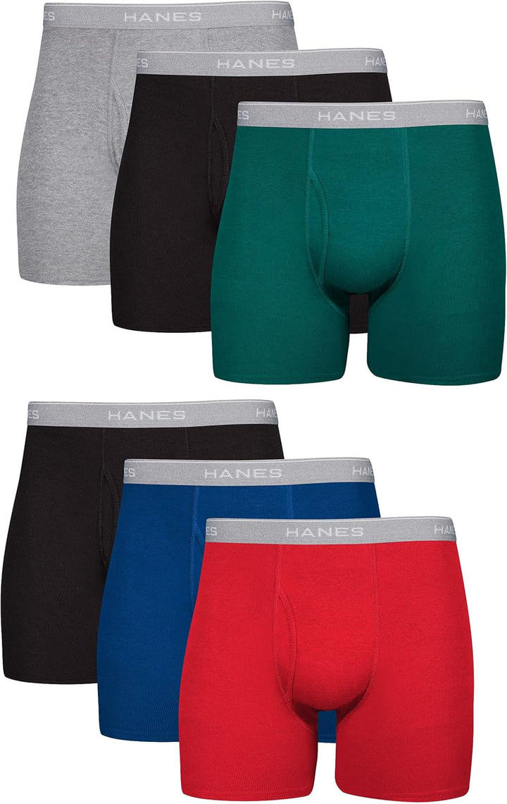Hanes Herren Retroshorts (6er Pack) L Verschiedene Farben, 6 Stück, L Verschiedene Farben, 6 Stück