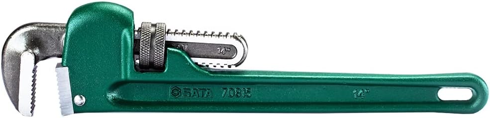 SATA ST70816ST Robuste Rohrzange/Schraubenschlüssel, 457 mm, Grün