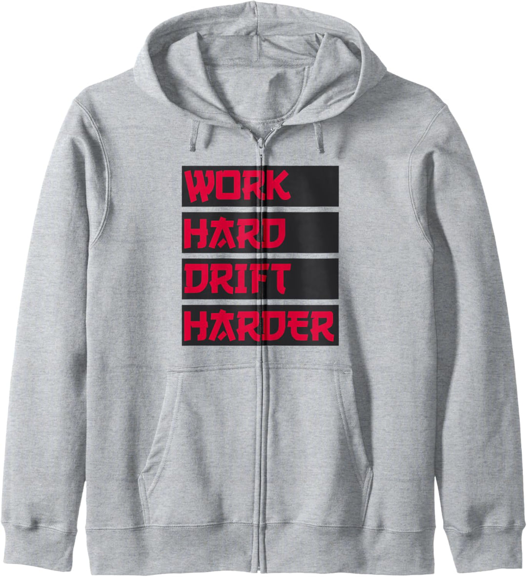 Work Hard Drift Harder Für Schrauber, Drifting & Tuning Fan Kapuzenjacke