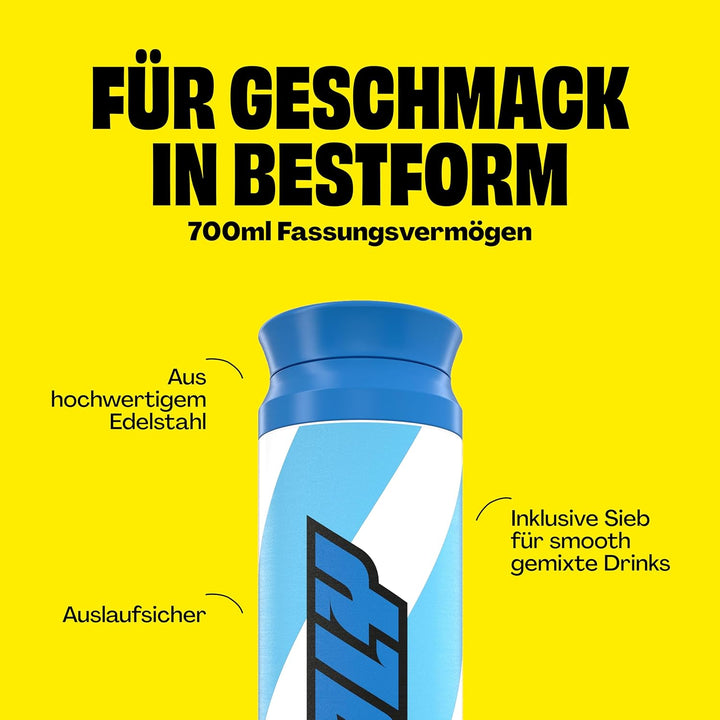 HOLY Hydration Thermo Shaker – 700ml Isolierflasche aus hochwertigem Edelstahl – bis zu 12 Stunden k