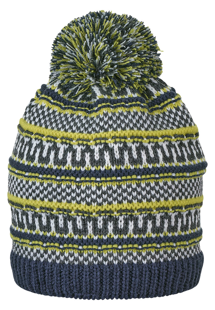 Sterntaler Baby Jungen Mütze Baby Bommelstrickmütze Mustermix 49 marine, 49 marine