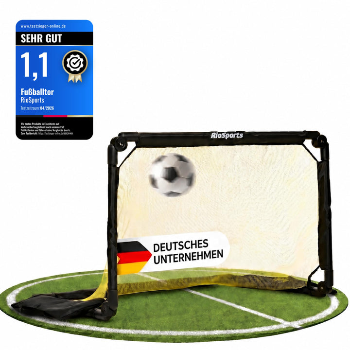Fussballtore für Garten Kinder – Set mit Weight System – Fussballtor Kinder inkl. Heringe und Traget