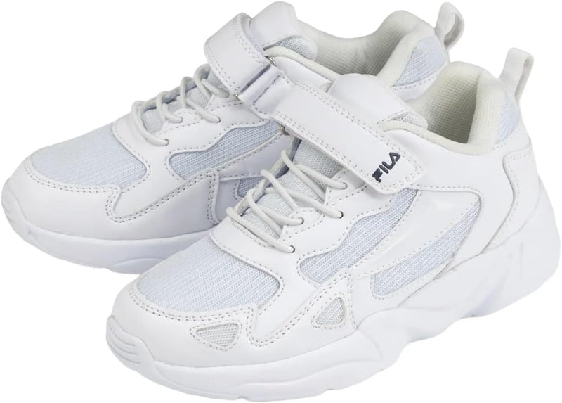 FILA Unisex Kinder Ventosa Velcro Kids Sneaker 29 EU Weiss, 29 EU Weiss