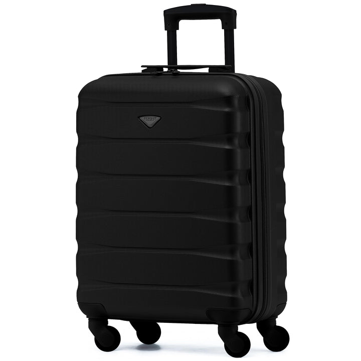 Flight Knight Leichte 4-Rad-ABS-Hartschalenkoffer Handgepack, zugelassen fur uber 60 Fluggesellschaf