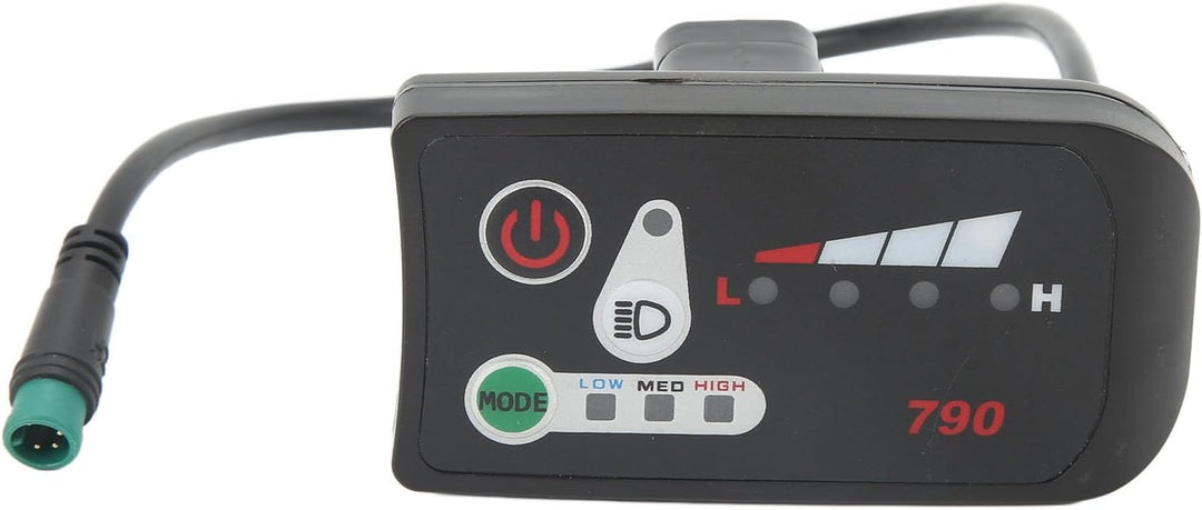 E-Bike-Display, Langlebiges und Verschleissfestes E-Bike-Datenanzeigemessgerät, Kleines, Leichtes LE