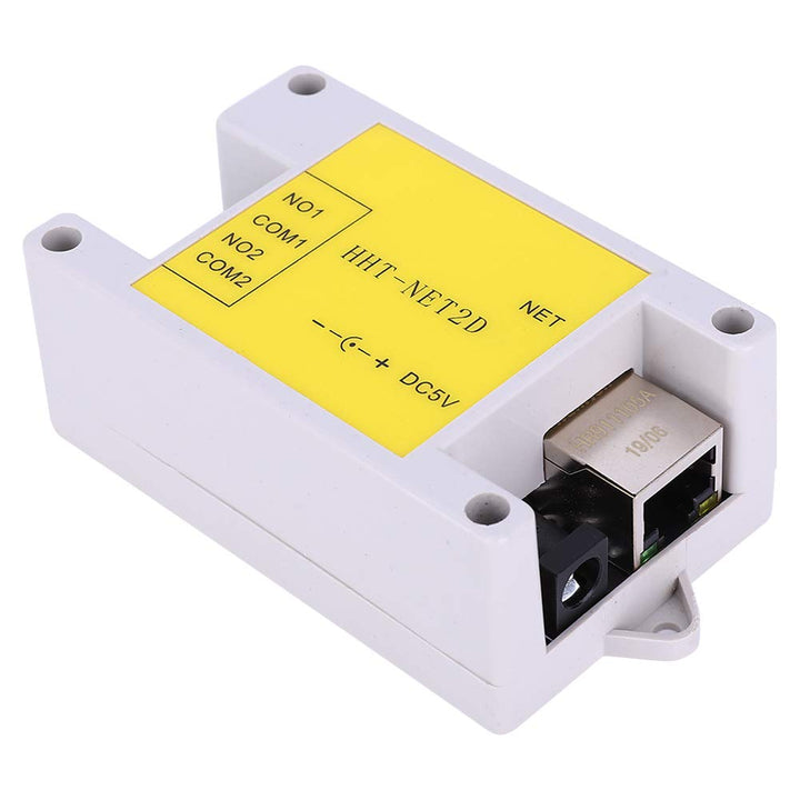 Jeanoko IP-Netzwerk-Relaismodul Zuverlässiger 2-Kanal-Relais-Controller Ethernet IP-Netzwerk-Relais-