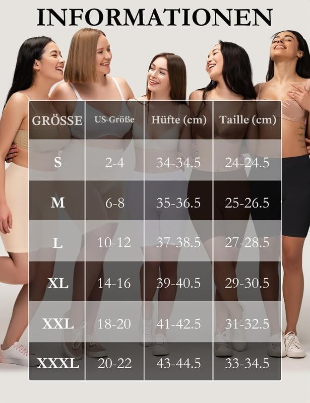 Yeblues Radlerhose Damen Kurz Hose,3er Pack Anti Scheuern Radlerhosen Shorts Damen Kurze Hosen für K