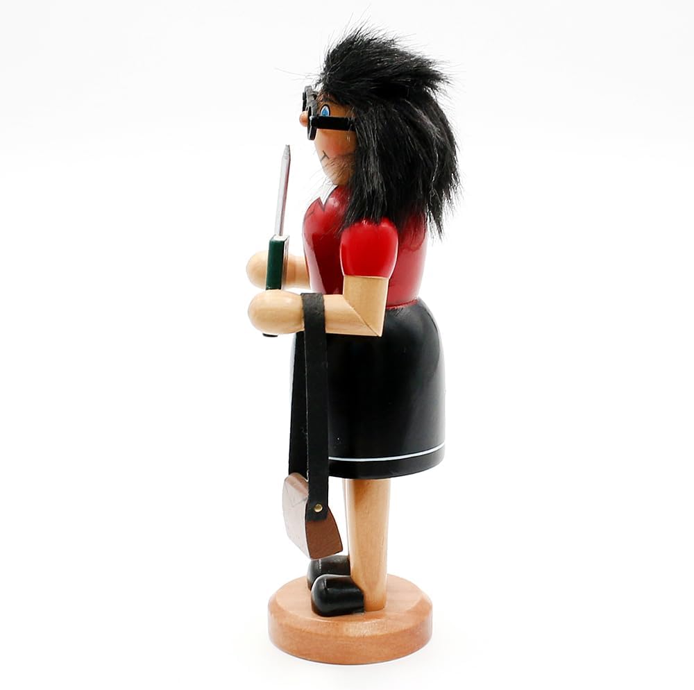 Wichtelstube-Kollektion Räuchermännchen Räucherfrau Räuchermann Lehrerin Räucherfigur 19cm