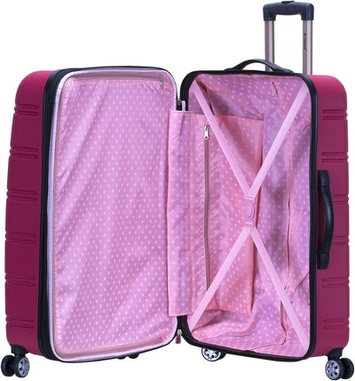 Rockland Melbourne Hartschalen-Koffer, erweiterbar, Magenta (Pink) - F225-MAGENTA 2-Piece Set (20/28