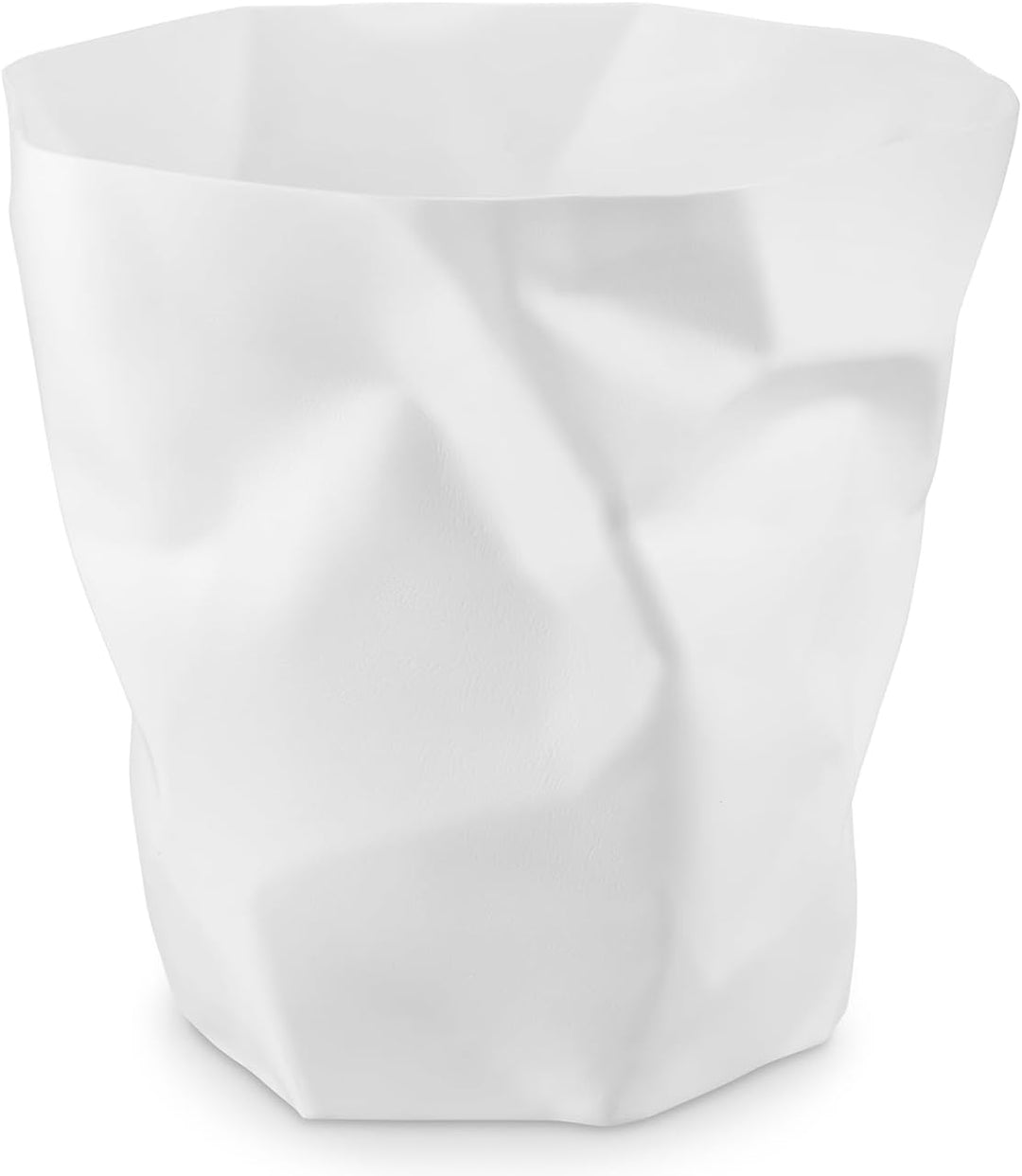 Essey Design Papierkorb, Bin Bin, Design Mülleimer für Büro und Bad, 14 Liter, weiss, weiss