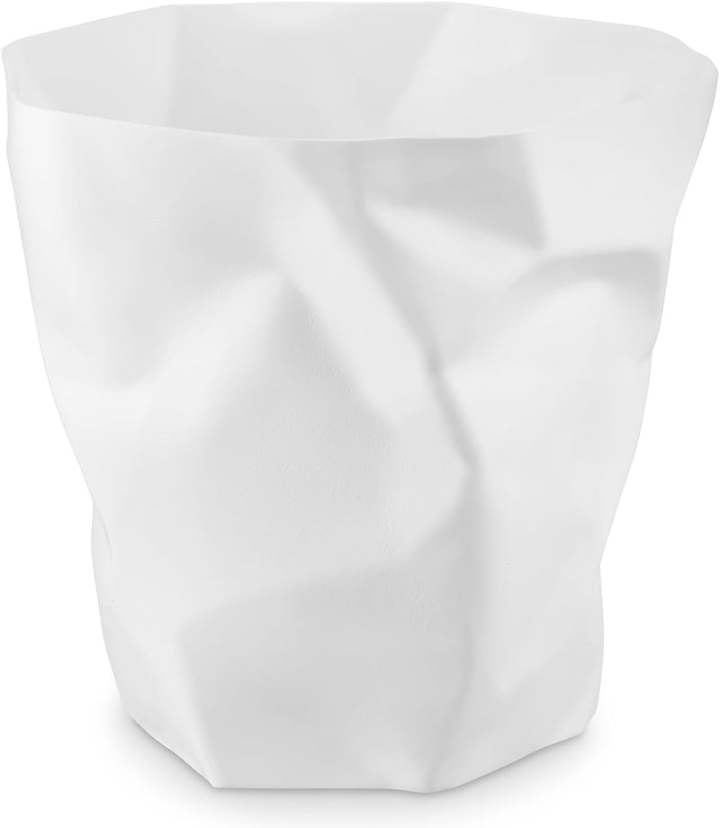 Essey Design Papierkorb, Bin Bin, Design Mülleimer für Büro und Bad, 14 Liter, weiss, weiss