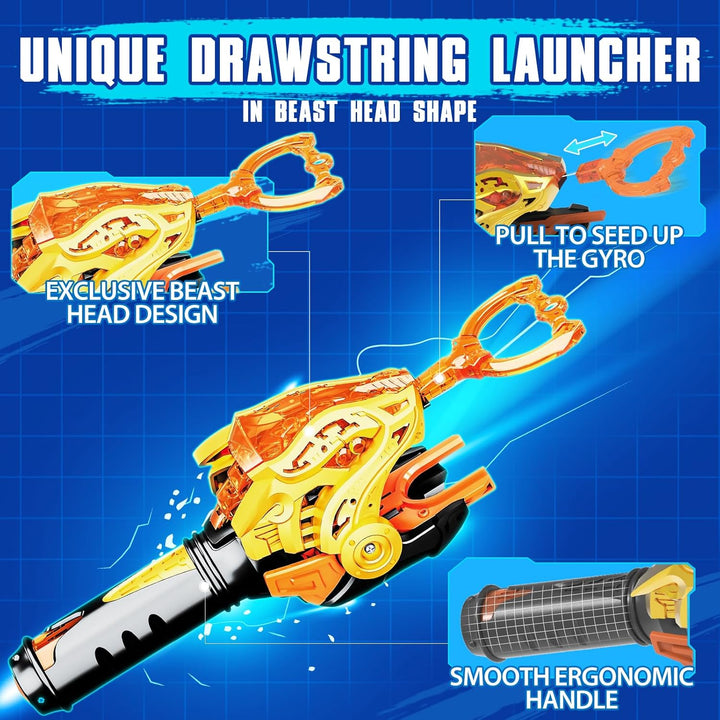 INFINITY NADO Kreisel für Kinder Metall Spielzeug Jungen, Battle Tops Kreisel Launcher Spielzeug, Sp