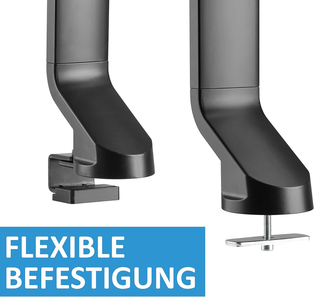 VSG24 CLEVER Monitor Halterung, 10-32 Zoll VESA 100x100 Tischhalterung höhenverstellbar, Bildschirm