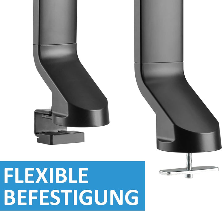 VSG24 CLEVER Monitor Halterung, 10-32 Zoll VESA 100x100 Tischhalterung höhenverstellbar, Bildschirm