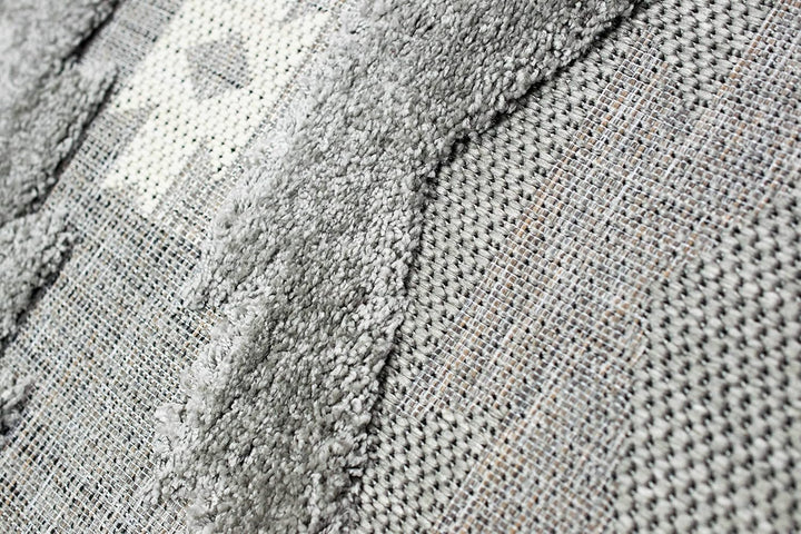 Teppich-Traum In- & Outdoor Teppich Sisal Wohnzimmer Wintergarten gestreiftes orientalisches Rautenm