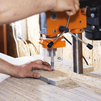 6 Stück Bohrlochbohrer für Bohrmaschine, Vierkantlochbohrer, Flachmeissel-Satz, Meissel-Set für Holz