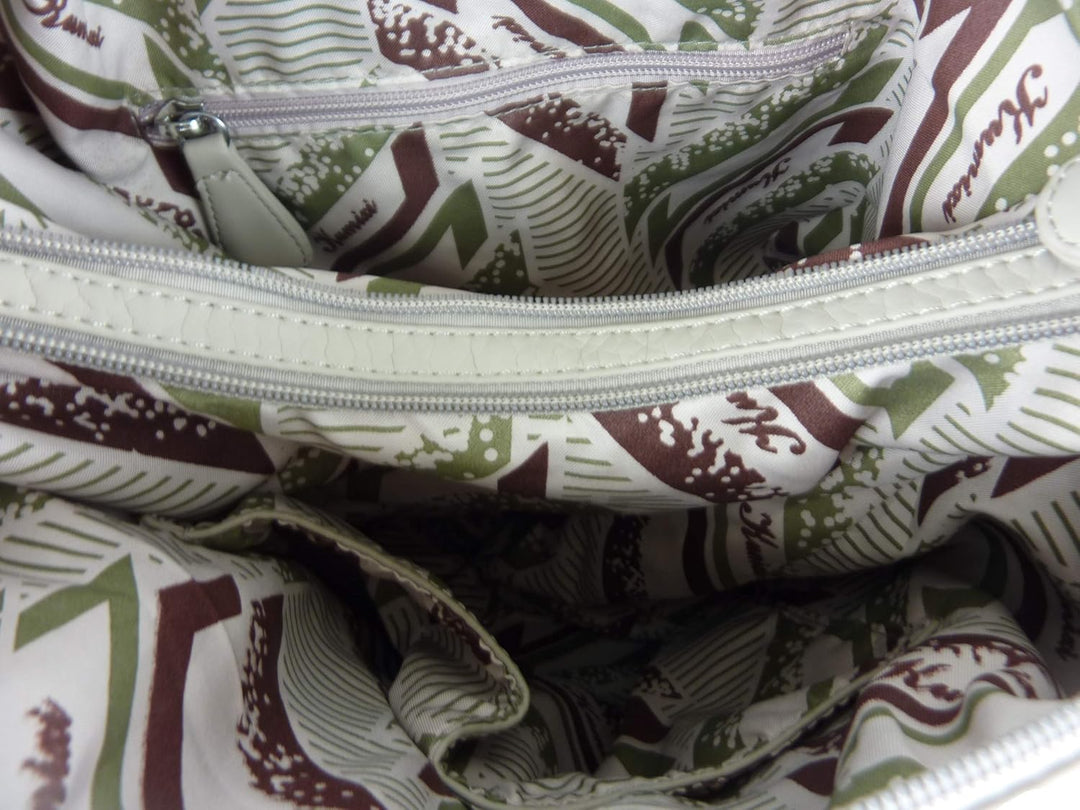 kennydoo Rucksacktasche I 2in1 Damen Rucksack und Handtasche in Einem I Schultertasche einfarbig uni