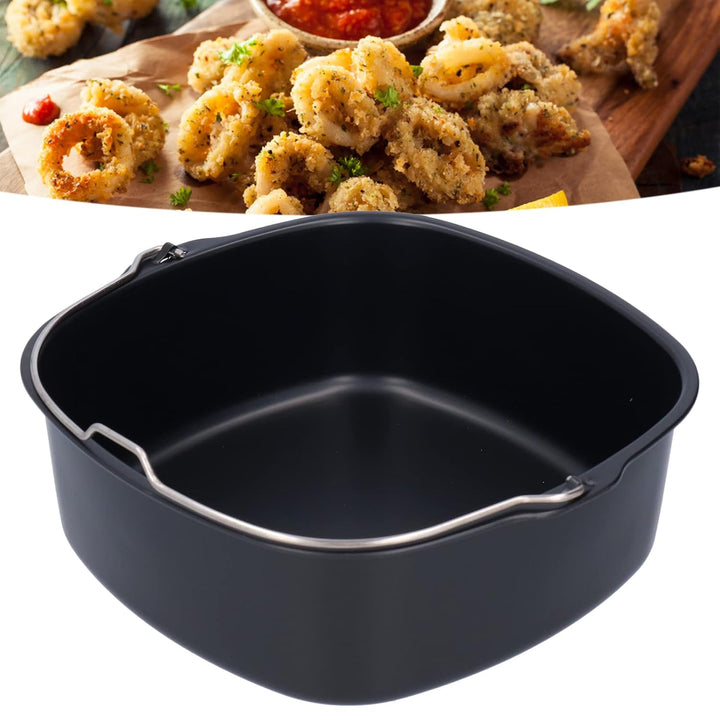 Form Für Heissluftfritteuse, Backform Kuchenform Airfryer zubehör Kuchenpfanne Brotbackkorb Kuchenfa