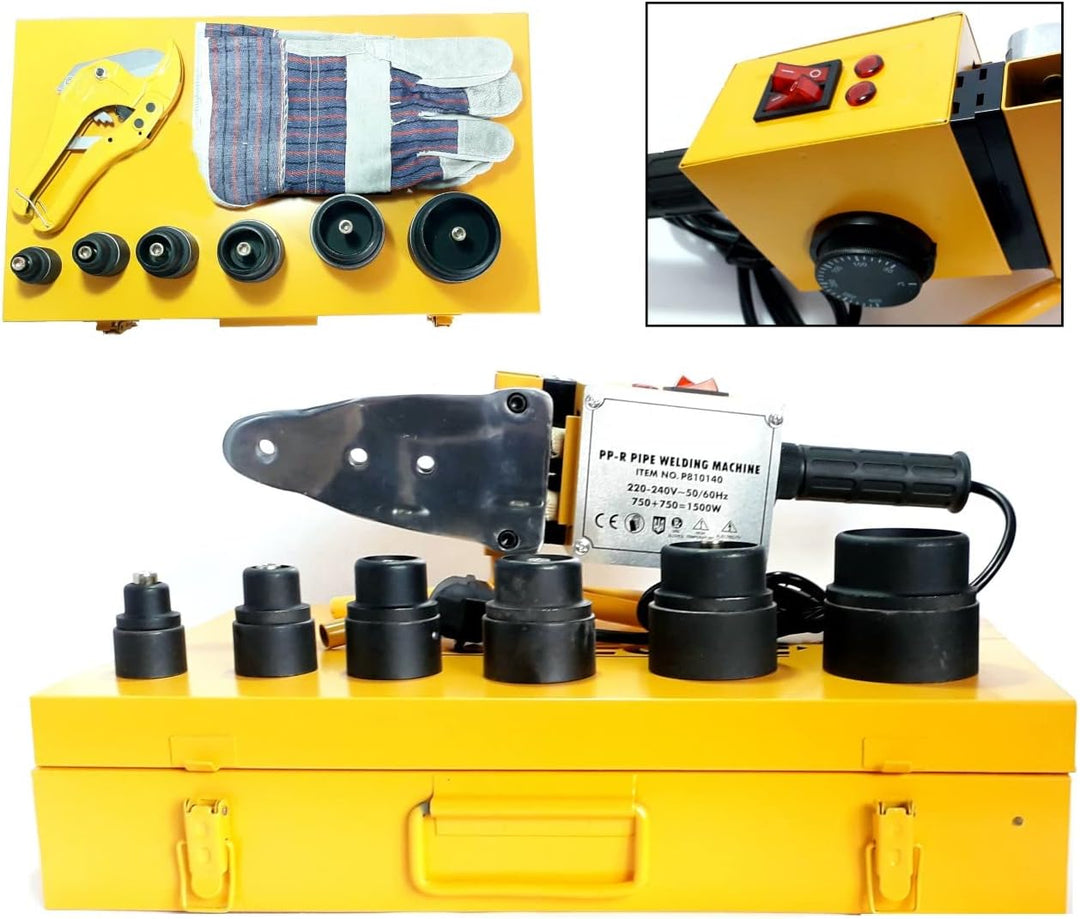 Polyfusor Lötkolben für Rohr Hydraulische Lötstation und Presse für Polypropylen-Rohre mit 6 Matrize