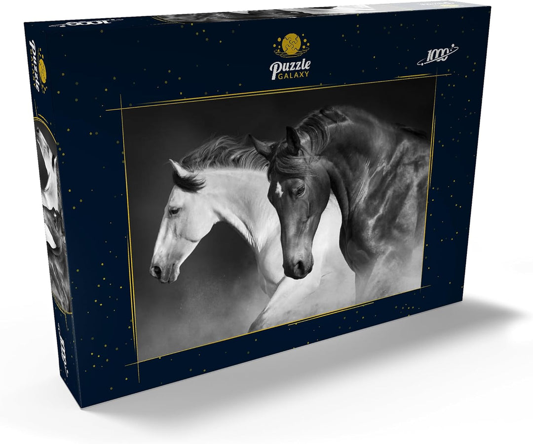 Pferde Laufen Galopp in der Wüste - Premium 1000 Teile Puzzle - MyPuzzle Sonderkollektion von Puzzle