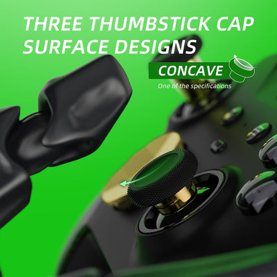 eXtremeRate 13 in 1 Metall Tasten Set für Xbox Elite Series 2 Controller, Megnetic Thumbsticks/D-Pad