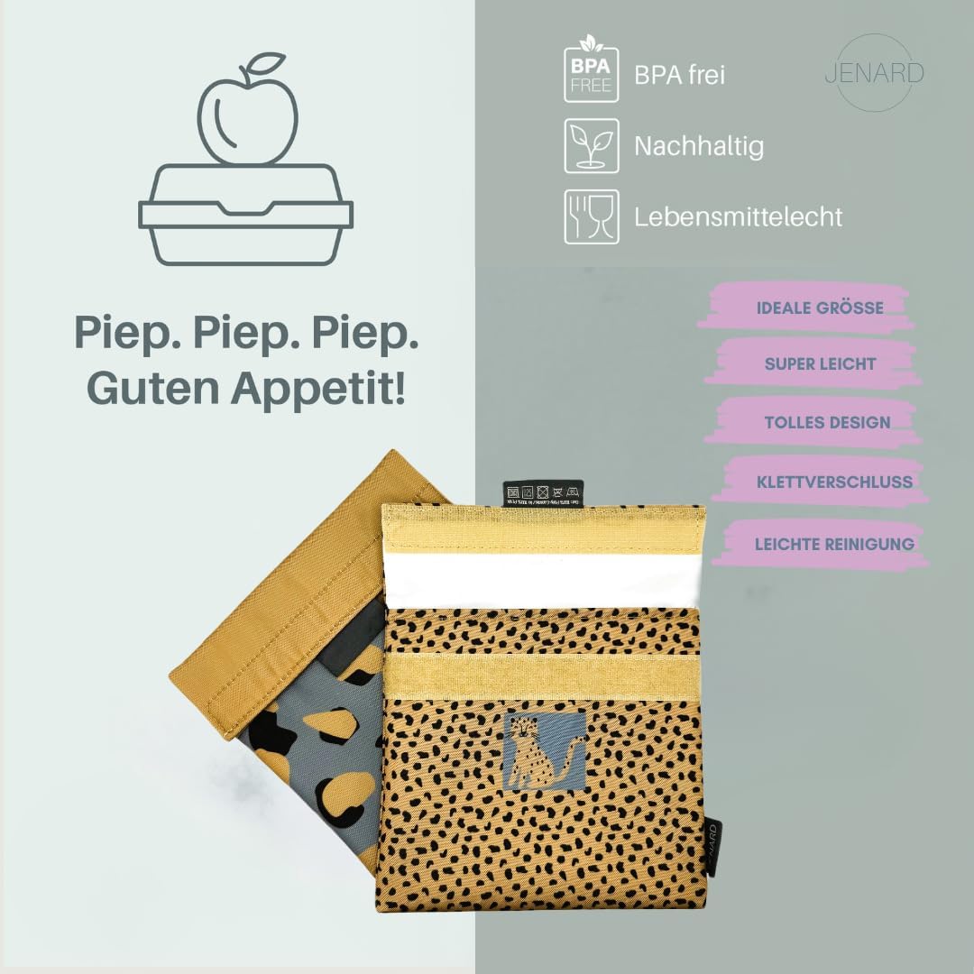 Jenard® Kinderrucksack – Leichter Rucksack für Kindergarten, Schule, Sport & Ausflüge | mit Trinkfla