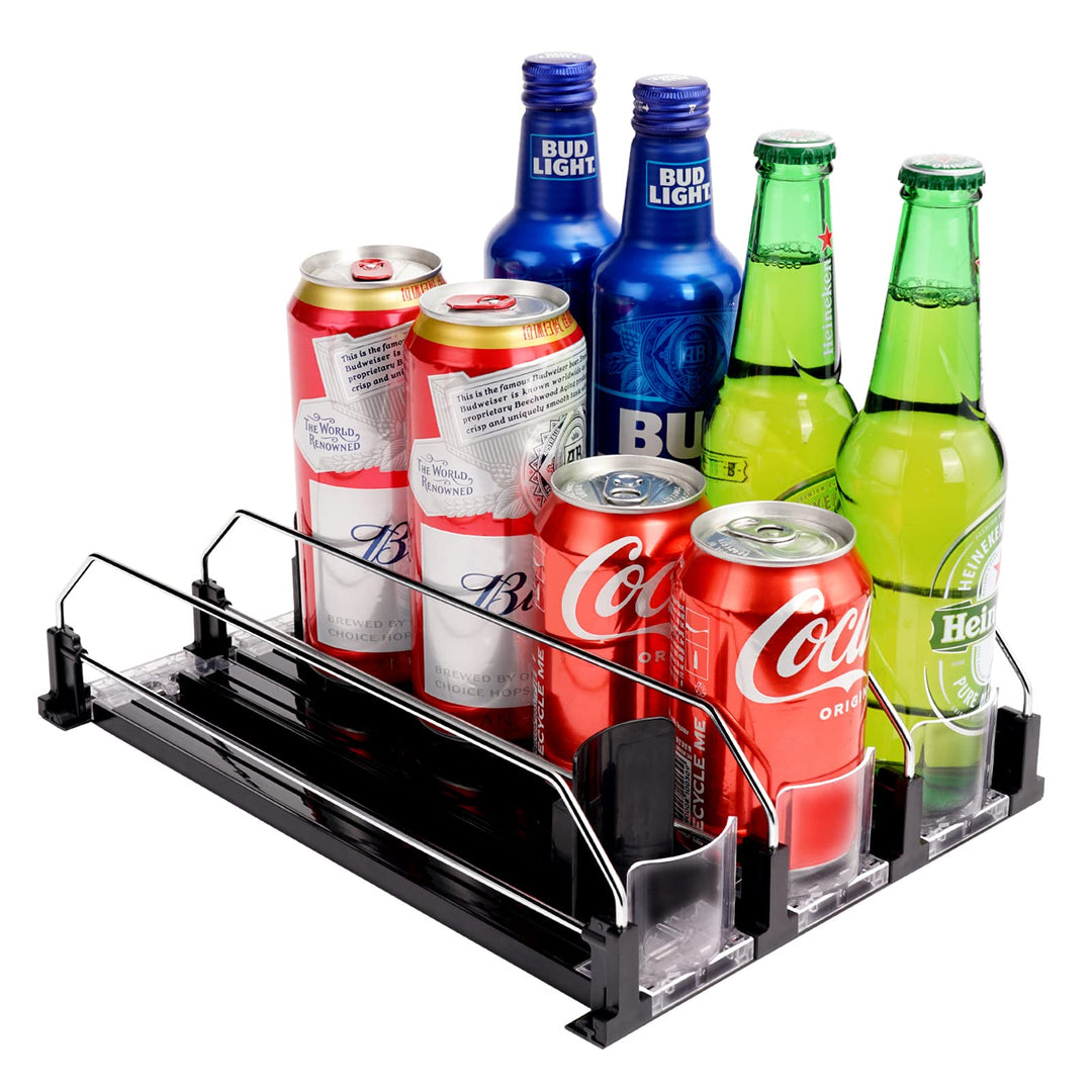 BingoHive Automatisch Kühlschrank Dosen Organizer Kühlschrank Organizer Dosen Dosenhalter Kühlschran